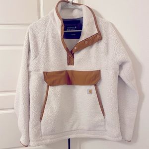 Women’s Carhartt Relaxed Fit Fleece Pullover Size M